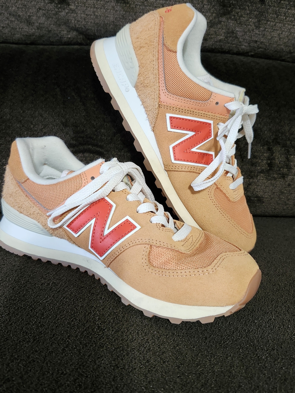 New Balance Women’s 574 Copper Neo Flame  Sneakers